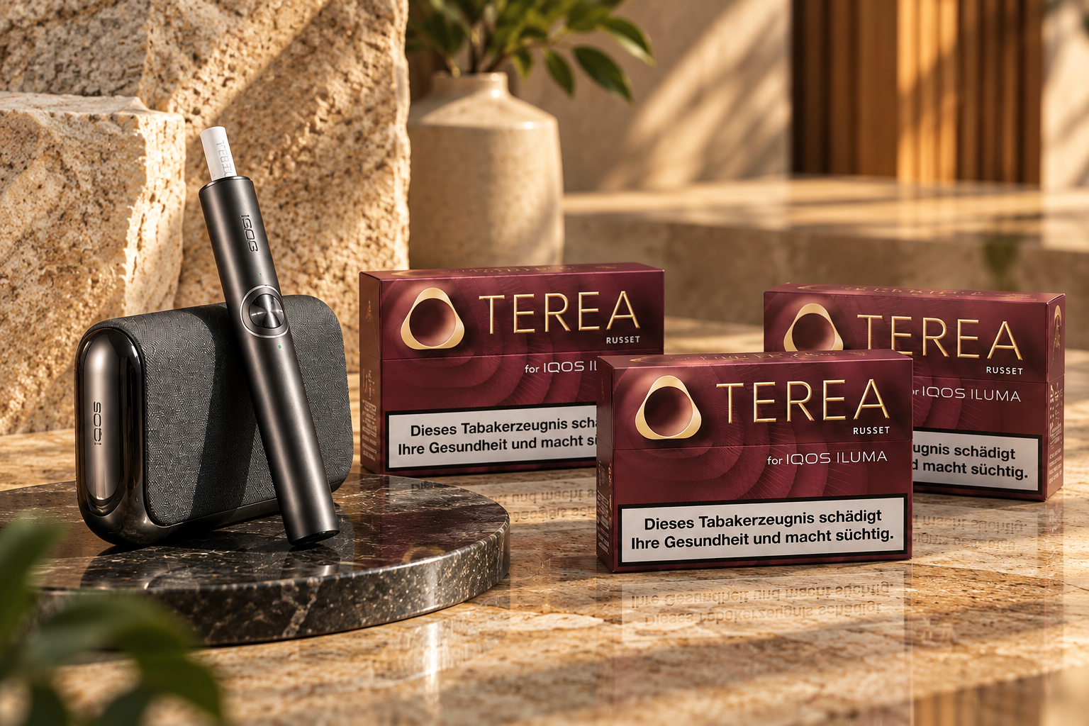 Премиальная композиция IQOS и TEREA RUSSET